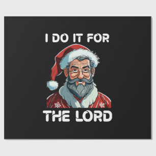 Jag gör det för Herren Christian julgåva Presentpapper