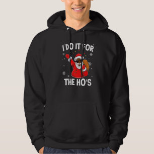 Jag gör det för Ho:s afrikanska amerikanska julsån Hoodie