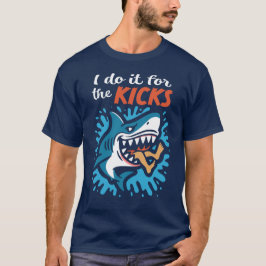 Jag gör det för kicksen Haj T Shirt