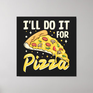 Jag Gör Det För Pizzans Skull Canvastryck