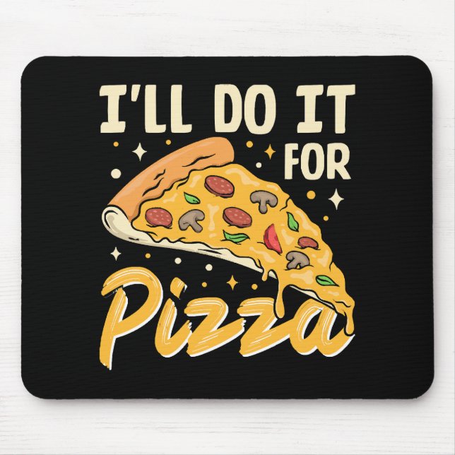 Jag Gör Det För Pizzans Skull Musmatta (Framsidan)