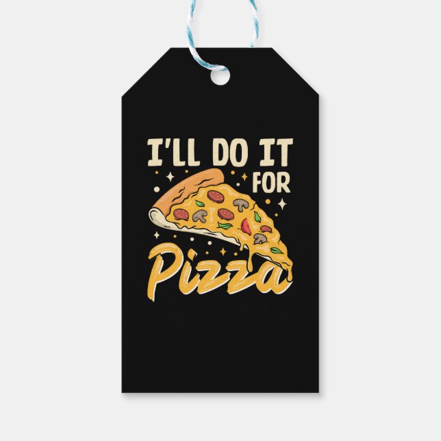 Jag Gör Det För Pizzans Skull Presentetikett (Baksidan)