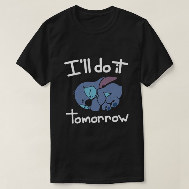 Jag gör det imorgon t shirt (Design framsida)