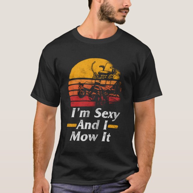 Jag gör det mer  för Gräsmatta T Shirt (Framsida)