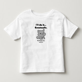 Jag gör det så småningom - Rolig Grumpy Cat för ba T Shirt
