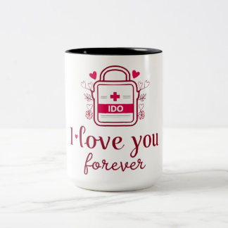 Jag gör det Två-Tonad mugg