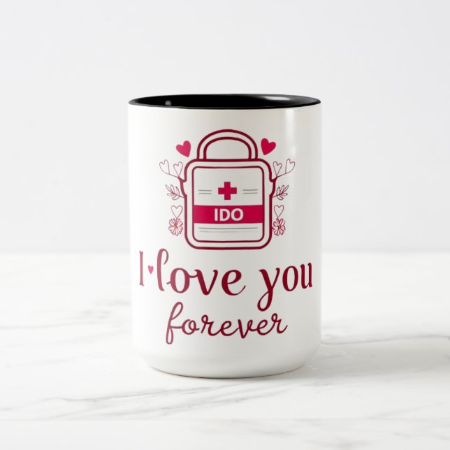 Jag gör det Två-Tonad mugg (Center)