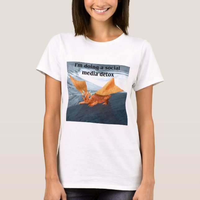 Jag gör en Social Media Detox T Shirt (Framsida)