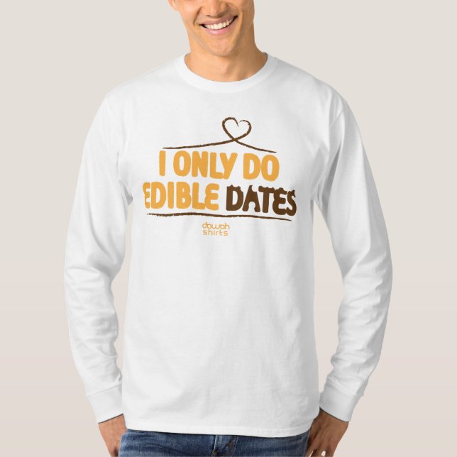 Jag gör endast ätligt data tee shirt (Framsida)