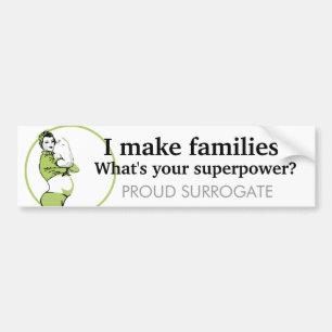 Jag gör familjer. Är vad din superpower? Bildekal