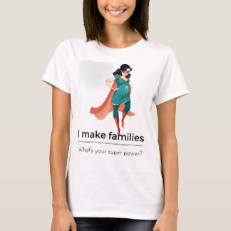 Jag gör familjer t shirt