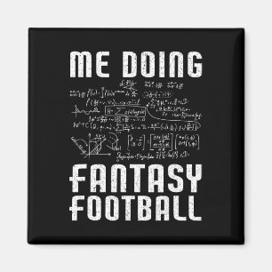 Jag gör Fantasy Football Draft Day Rolig Fantasy Magnet