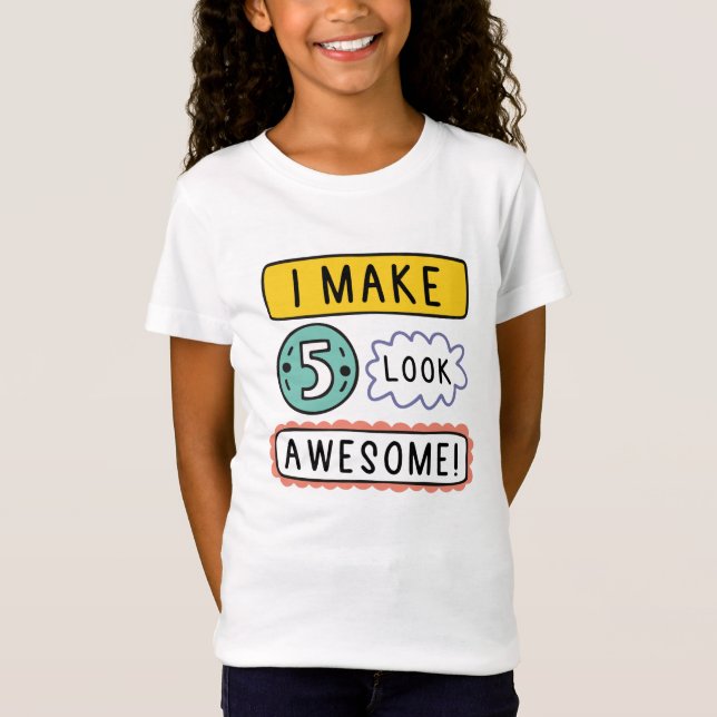 Jag gör fem ögon på Fantastisk T Shirt (Framsida)