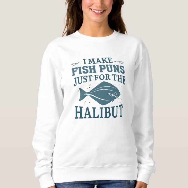 Jag gör fiskpungar bara för hälleflundra t shirt (Framsida)
