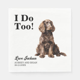 Jag gör för amerikanska Vatten spanjoren Pet Bröll Pappersservett