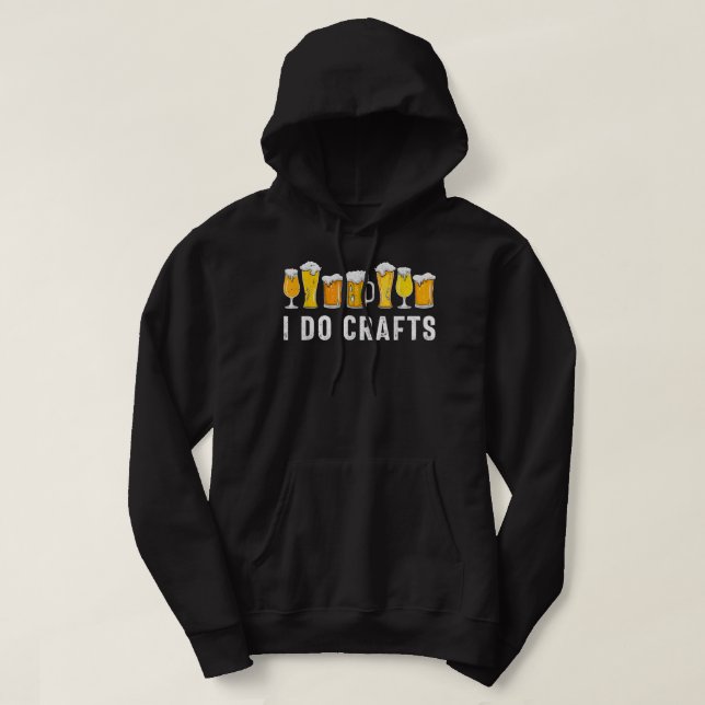 Jag gör hantverksbåtar för hemmabruk hoodie (Design framsida)