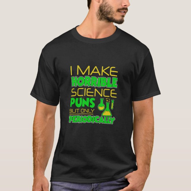 Jag gör hemska vetenskapliga straff, men bara peri t shirt (Framsida)