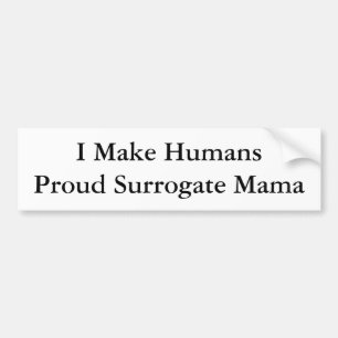 Jag gör HumansProud surrogat- mammor Bildekal