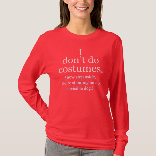 Jag gör inga dumheter mot Halloween Tshirt Tröja (Framsida)
