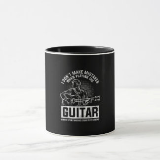 Jag gör inga misstag när jag spelar gitarren mugg