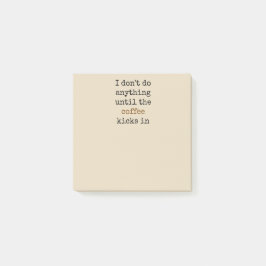 Jag gör ingenting förrän.. post-it block