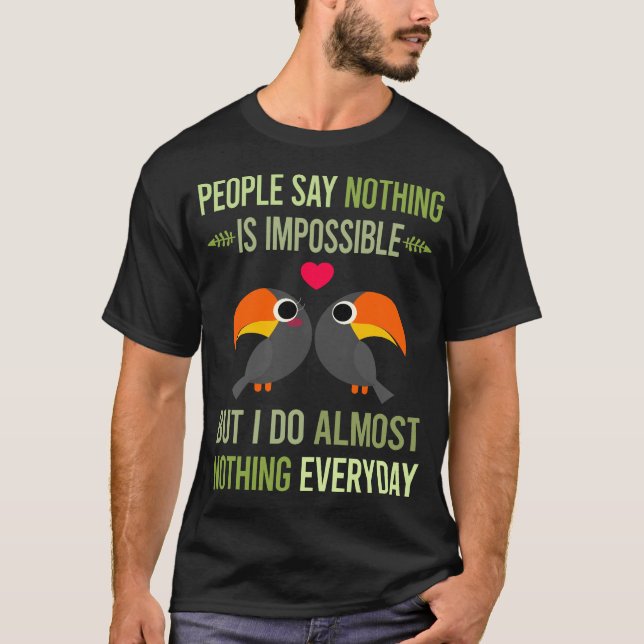 Jag Gör Inget Tukan 33 T Shirt (Framsida)