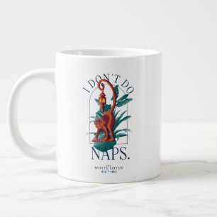 Jag gör inte en apa - vitlotus jumbo mugg