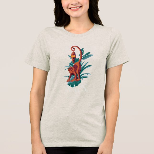 Jag gör inte en apa - vitlotus t shirt (Framsida)