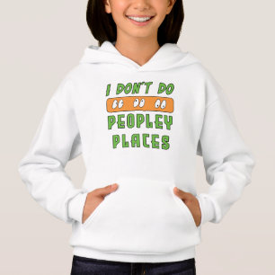Jag gör inte folkiga platser t shirt