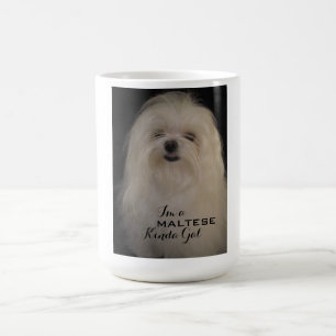 Jag gör inte MALTESE MUGG. Kaffemugg