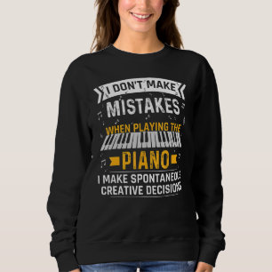 Jag gör inte misstag Pianist Piano Pun Piano T Shirt