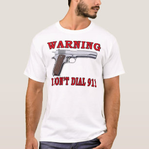Jag gör inte ringer 911 tee shirt