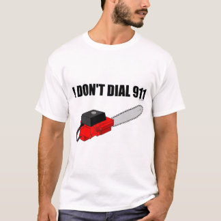 JAG GÖR INTE RINGER UTSLAGSPLATS 911 TEE SHIRT