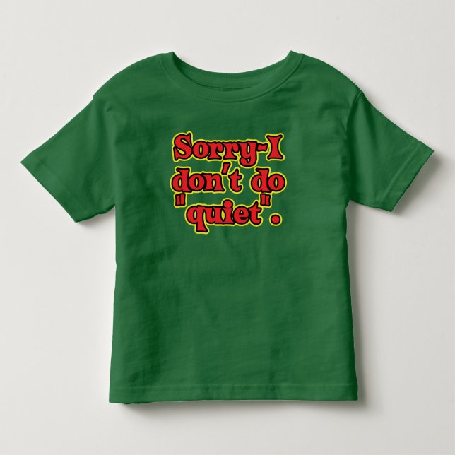 Jag gör inte tystnad tee shirt (Framsida)