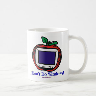 Jag gör inte Windows! Kaffemugg