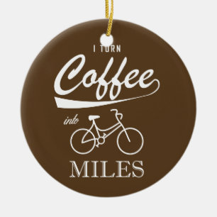 Jag gör kaffe till Miles Julgransprydnad Keramik