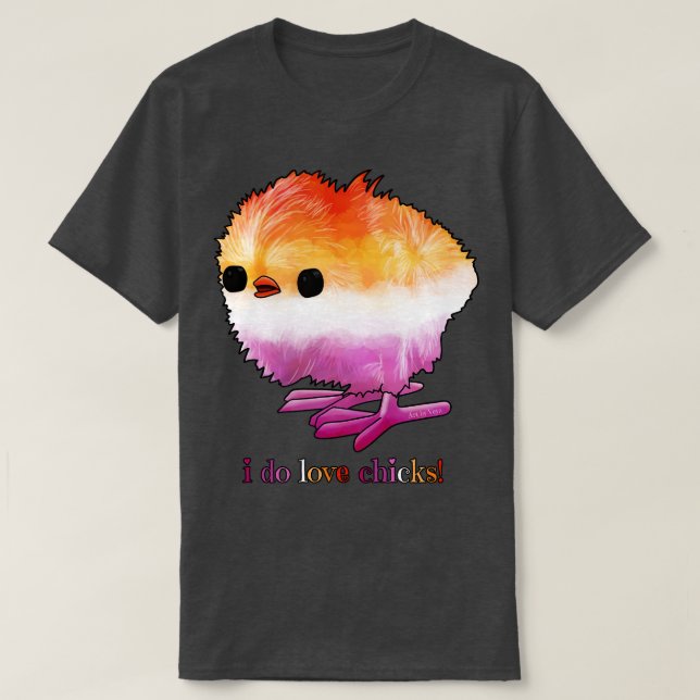 Jag gör kärlek chickar t shirt (Design framsida)