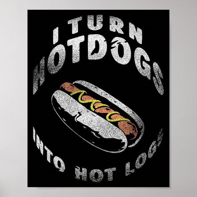 Jag gör korvar till heta stockar  poster (Framsidan)