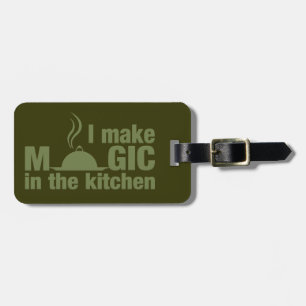 Jag gör Magic anpassningsbar-bagagemärke Bagagebricka