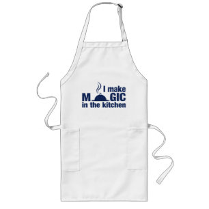 Jag gör Magic apron - välj stil, färg Långt Förkläde