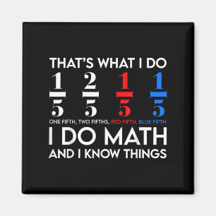 Jag Gör Matte Och Jag Vet Saker Math Geek Student Magnet