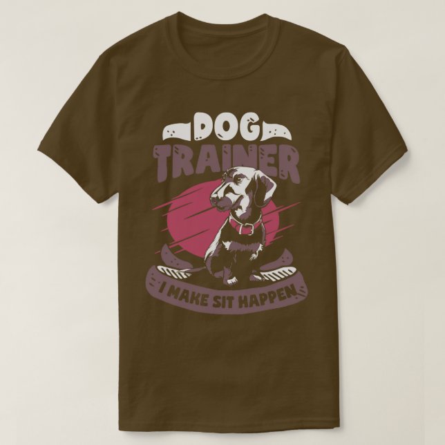 Jag gör mig av med att träffa Hund-skoltränare T Shirt (Design framsida)