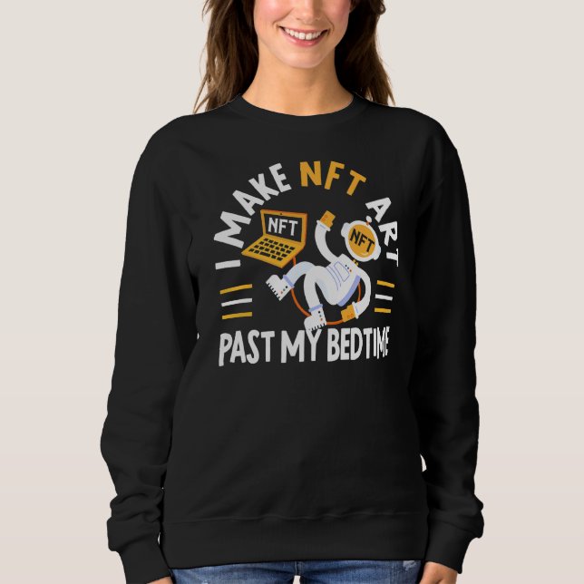 Jag gör min beduktige ofungibel tokkryptering t shirt (Framsida)