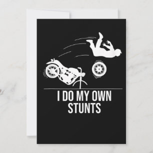 Jag gör min egen Coola motorcykelgift Manar Julkort