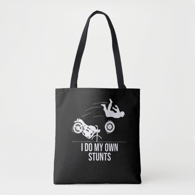 Jag gör min egen Coola motorcykelgift Manar Tygkasse (Framsida)