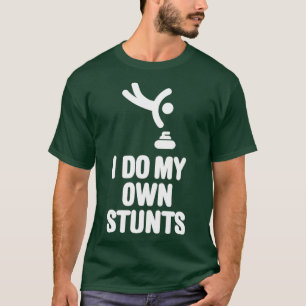 Jag gör min egen fantastiska kurvsten roligt Curl T Shirt