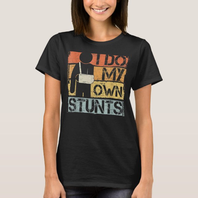 Jag gör min egen skada, skada skadad i Arm. T Shirt (Framsida)