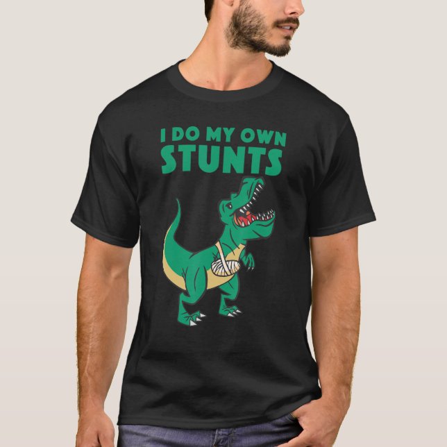 Jag gör min egen skada som skadats Arm.. T Shirt (Framsida)