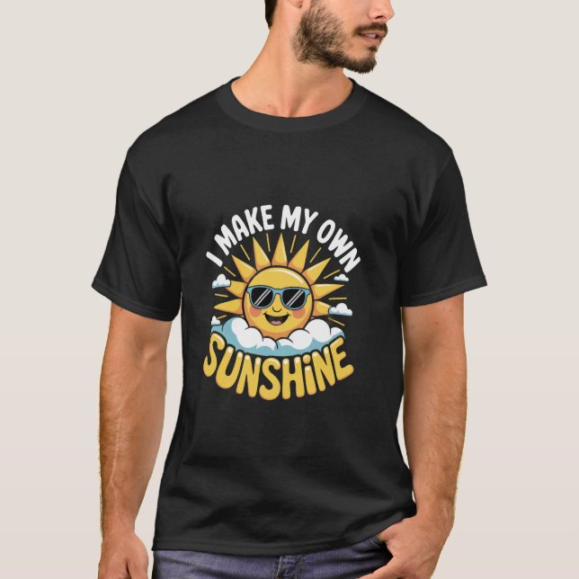 Jag gör min egen solsken meteorolog t shirt (Framsida)