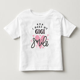 Jag gör min GiGi att le med hjärtor T-shirt